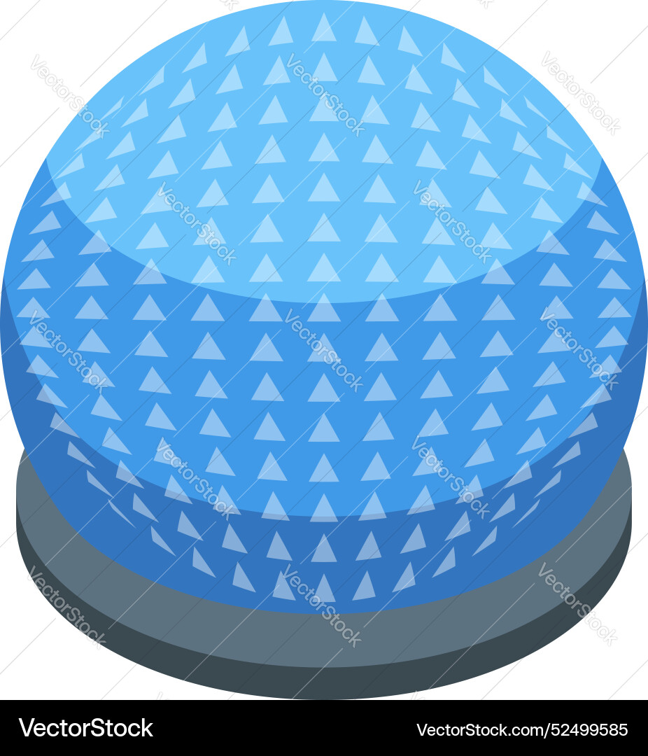 Modern Dome with Triangle Pattern Vector Image
