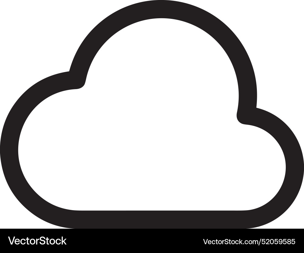 Upload outline icon symbol image Upload outline icon symbol image Vector Image