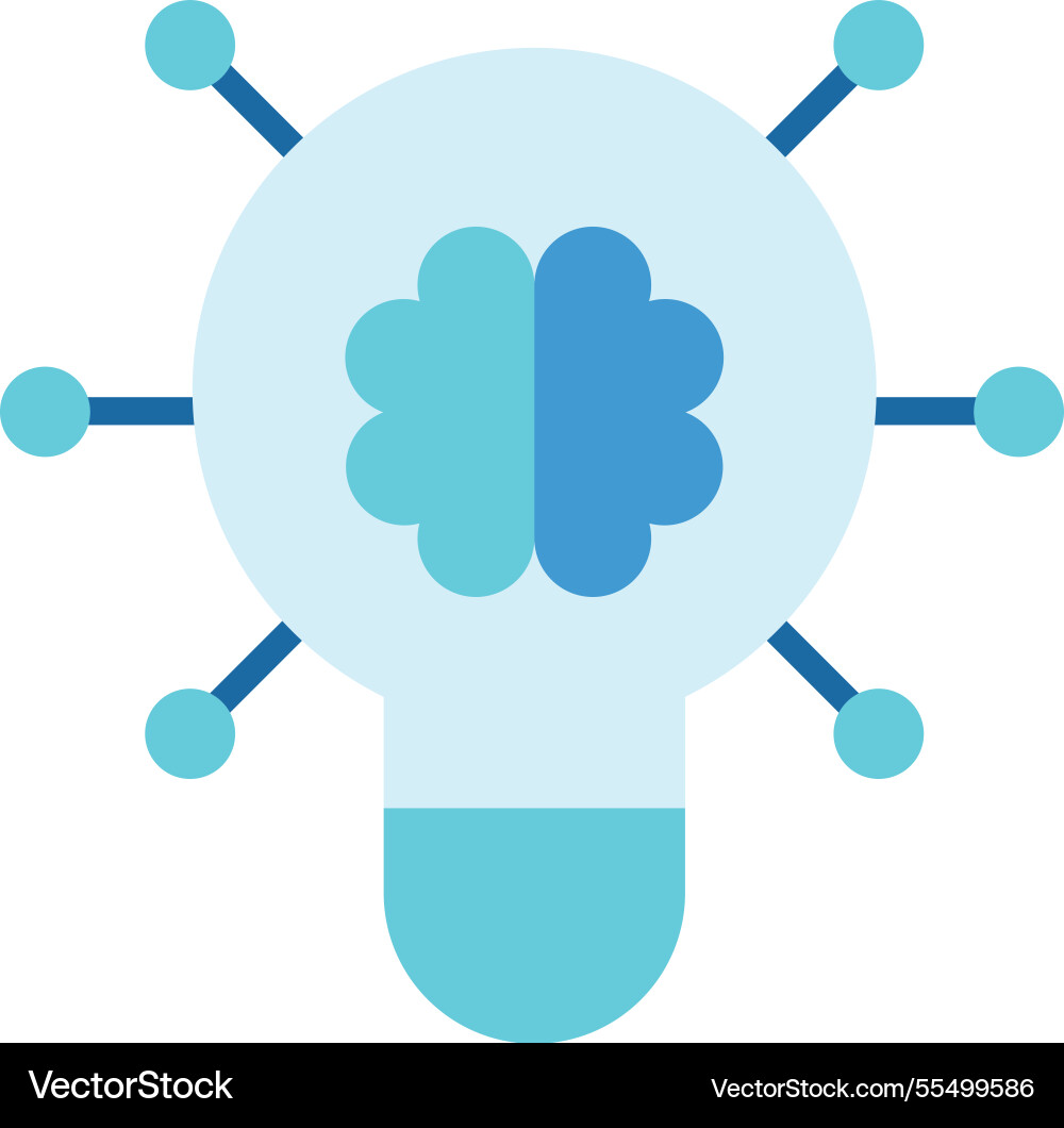 Generative ai idea icon vector image