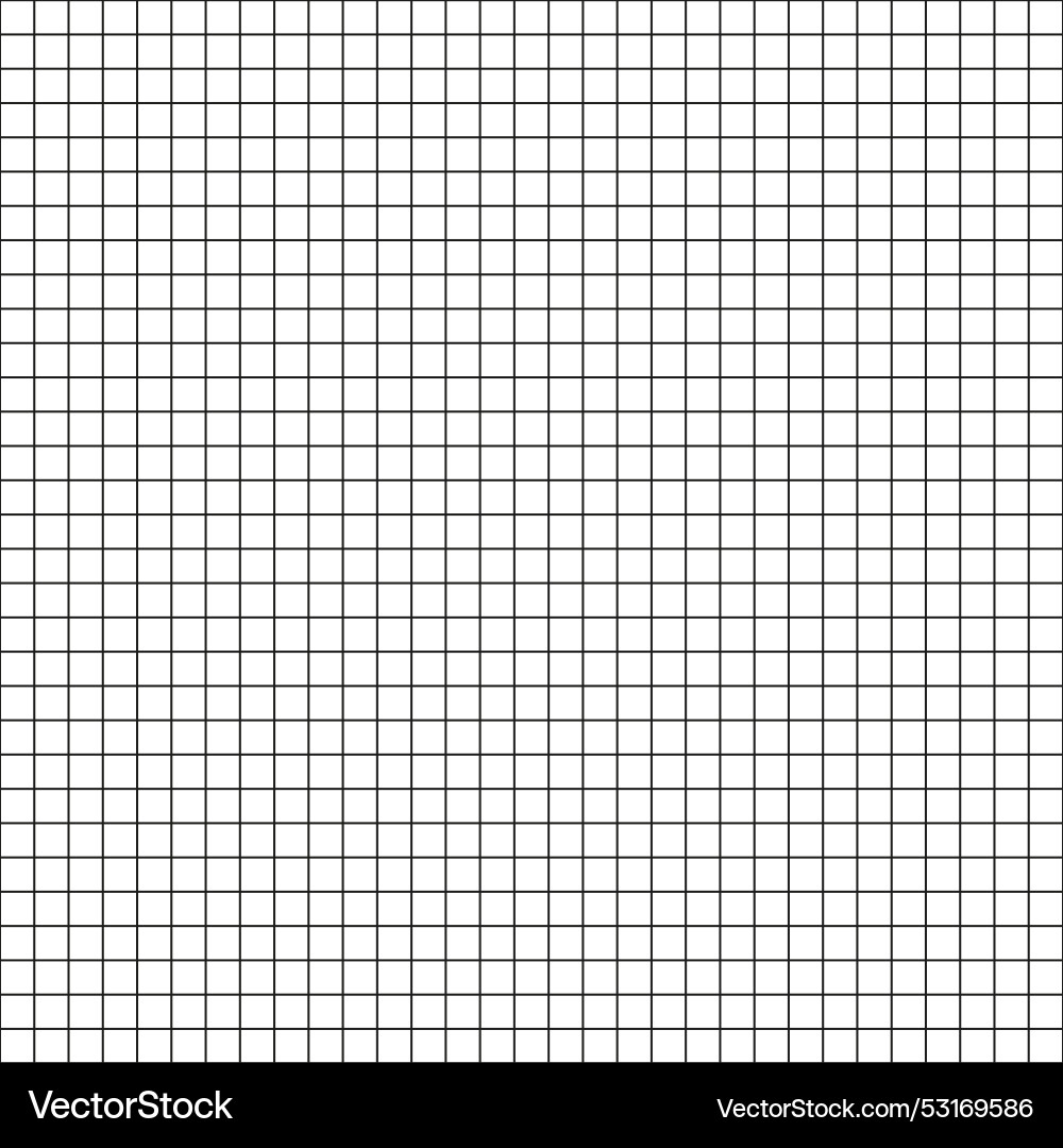 Grid paper pattern black lines background square Grid paper pattern black lines background square vector image