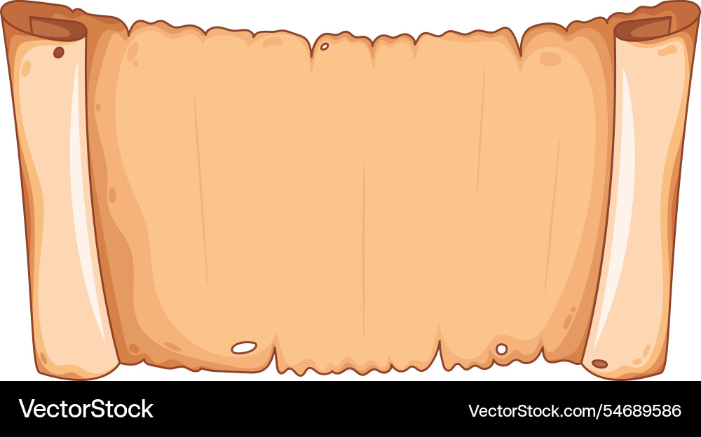 Religious scripture mediaeval papyrus scroll vector image
