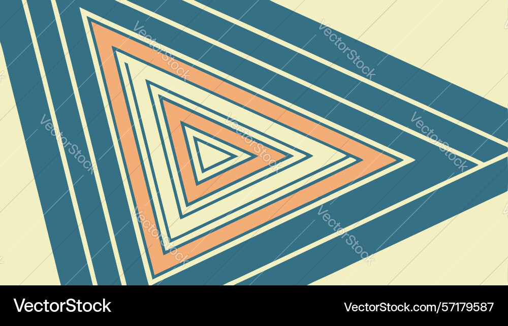 Dynamic intersecting triangles abstract geometric vector image