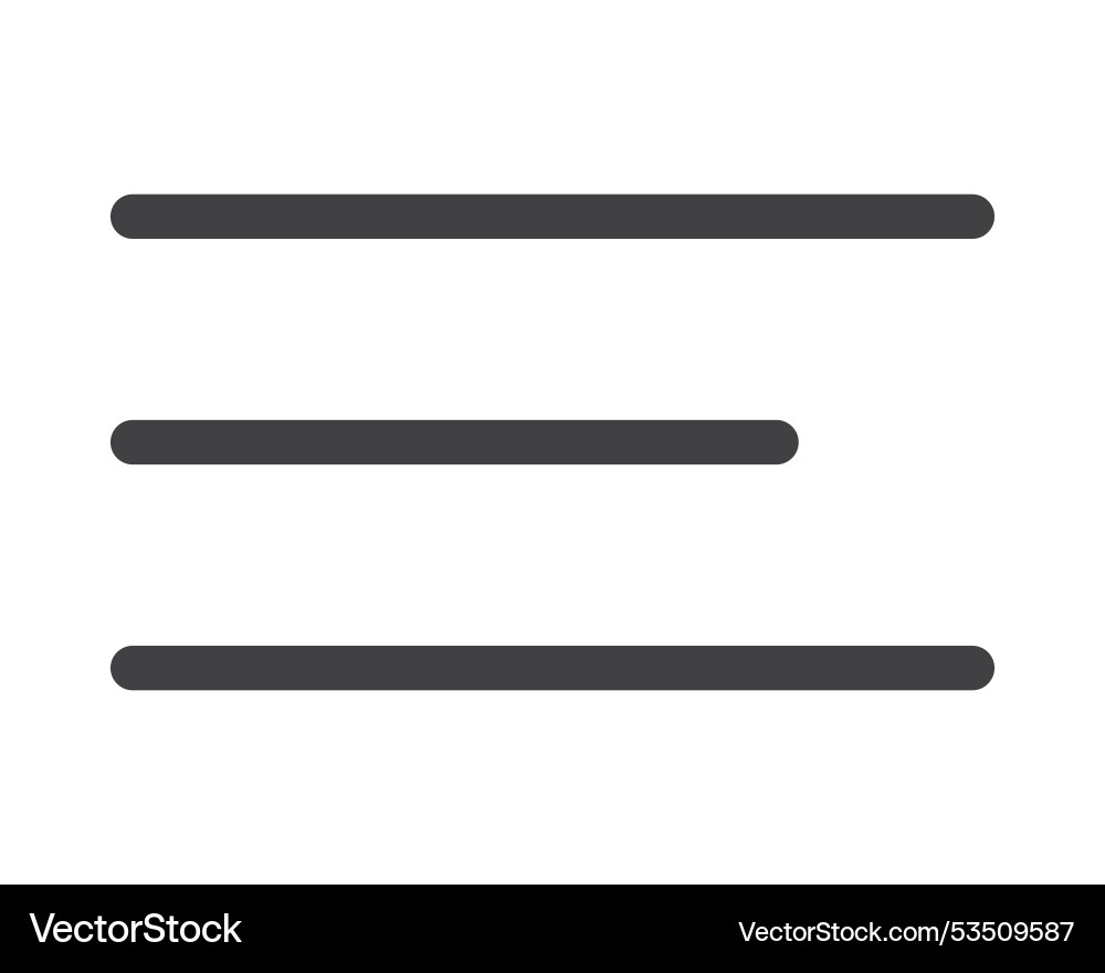 Hamburger menu icon buttons for website ui Hamburger menu icon buttons for website ui vector image