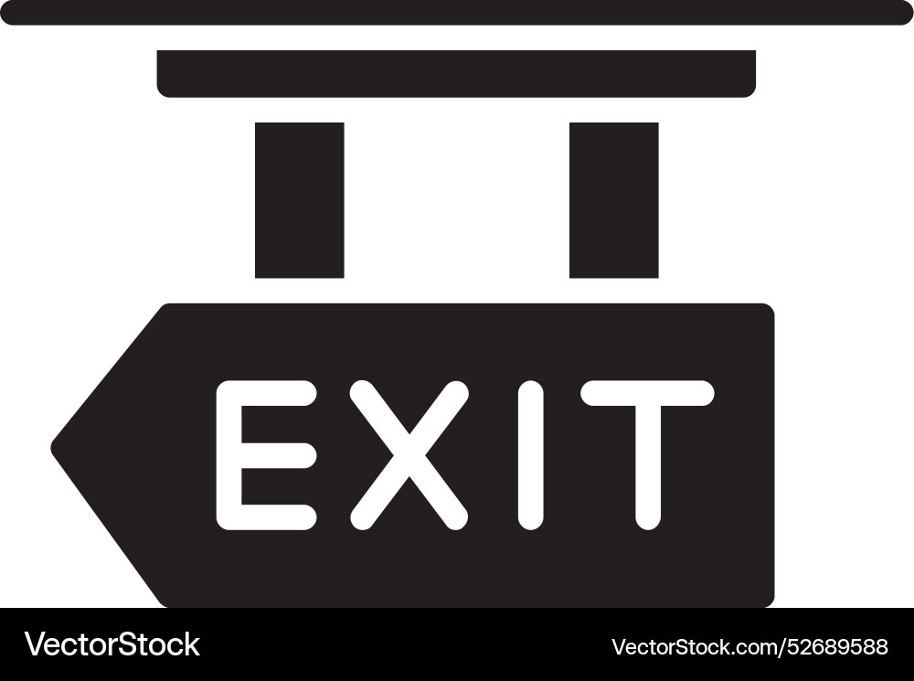Exit icon Vector Image