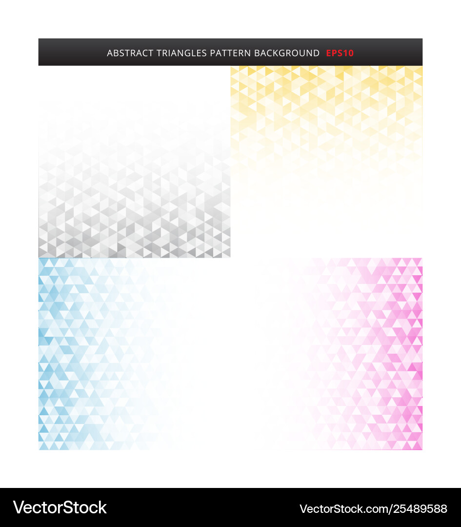 Geometric Triangles Abstract Pattern vector image
