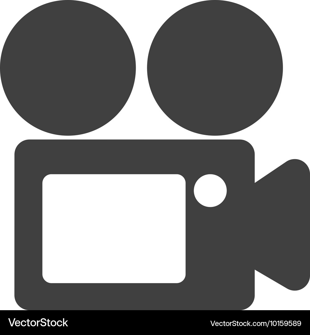 Videokamera Icon - Kino & Film Vektorbild