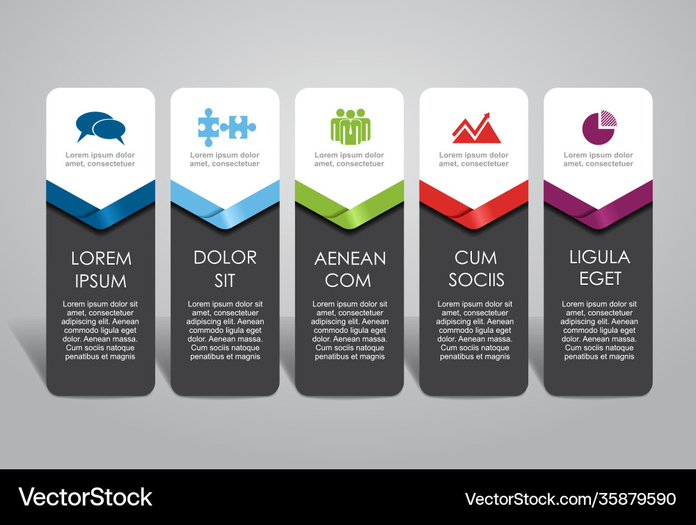 Infografische Designvorlage mit Platz für Ihre Infografische Designvorlage mit Platz für Ihre vektorbild