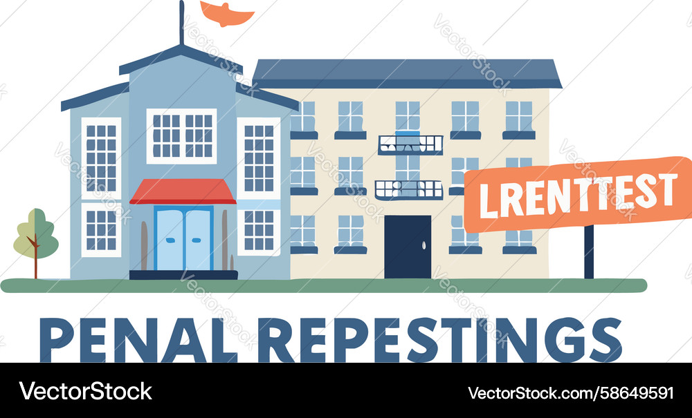 Abstract business building with chart element Vector Image