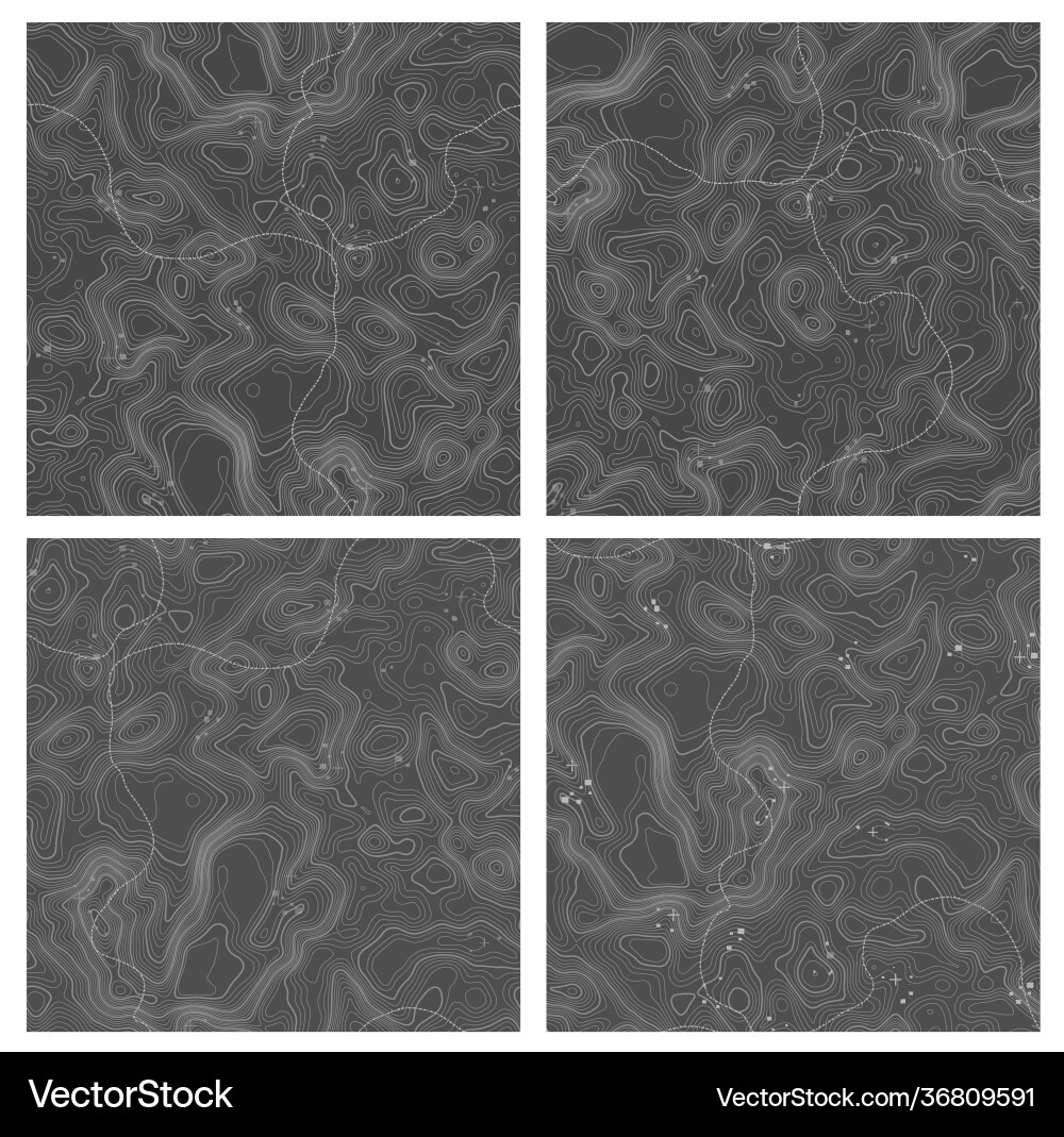 Abstract paper cut shapes topographic pattern Abstract paper cut shapes topographic pattern vector image