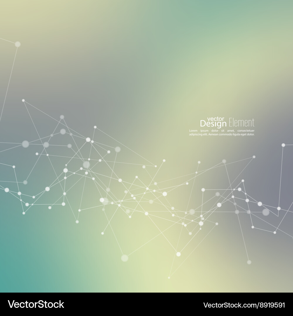 Blurred Network Abstract Background vector image
