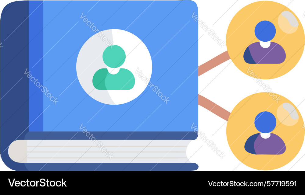 User profile social network connection design Vector Image