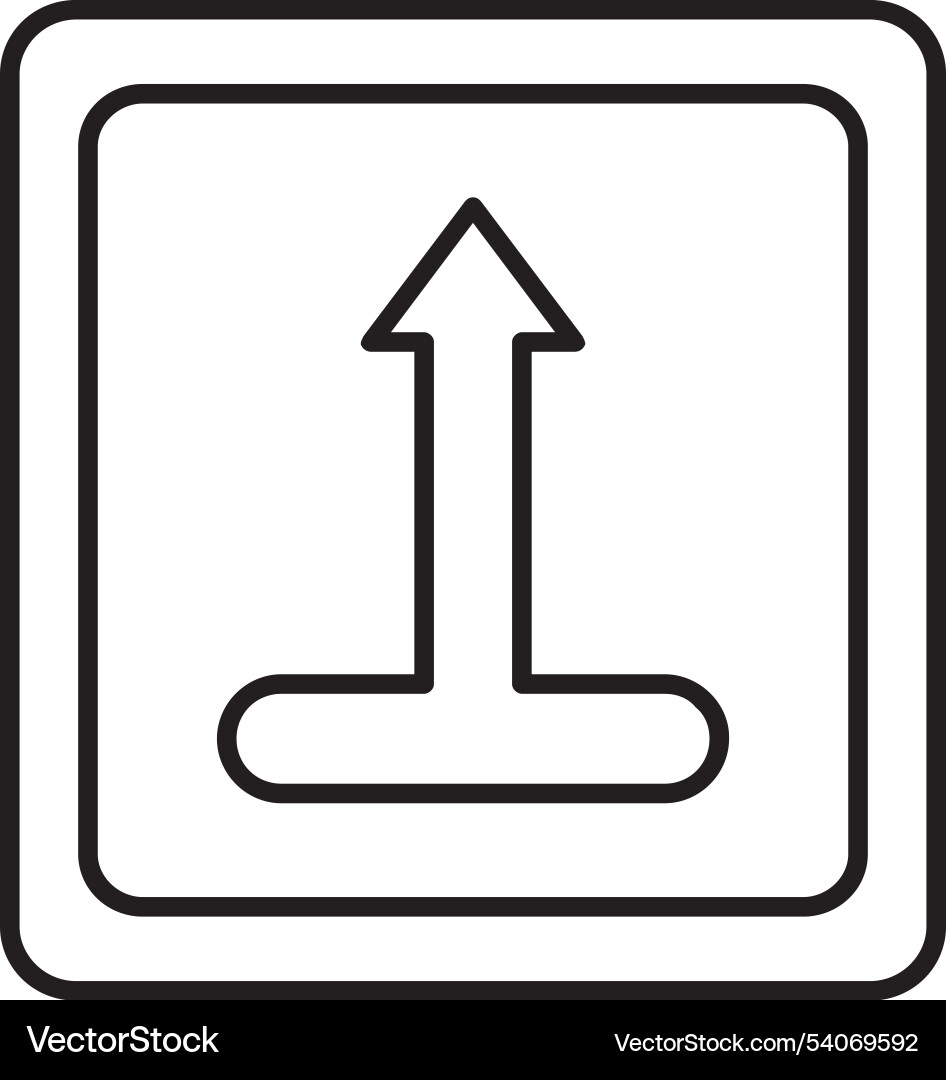 Merge line icon design Vector Image