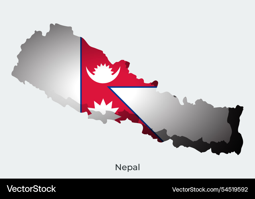 Paper cut flag Paper cut flag vector image