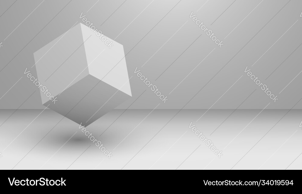 3d cube abstract geometric background 3d cube abstract geometric background vector image
