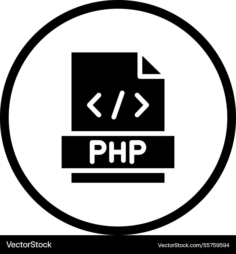 Php icon design Vector Image