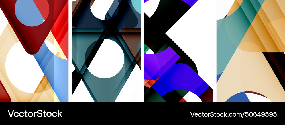 Abstract background set featuring captivating Abstract background set featuring captivating vector image
