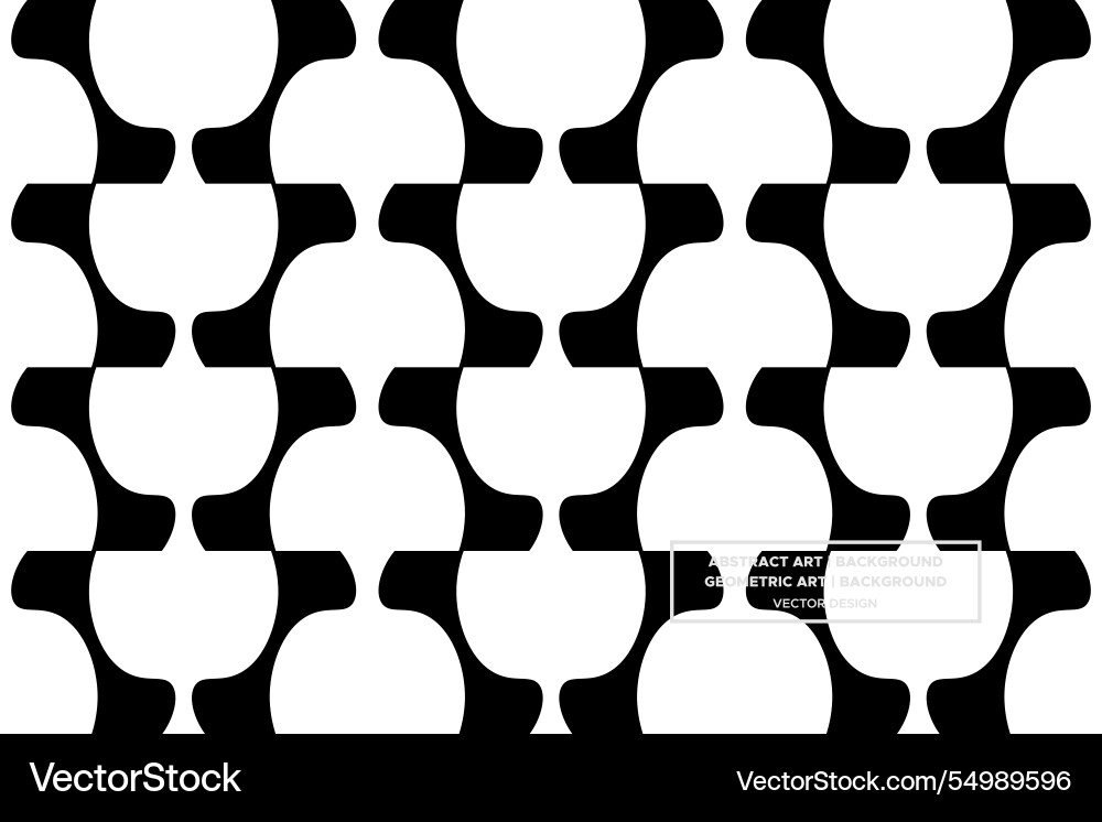 Circular shapes geometric pattern vector image