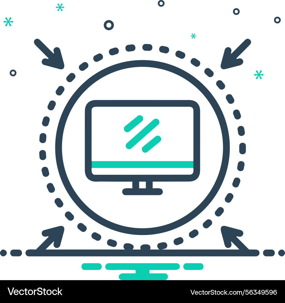 Computer icon symbol image Computer icon symbol image vector image