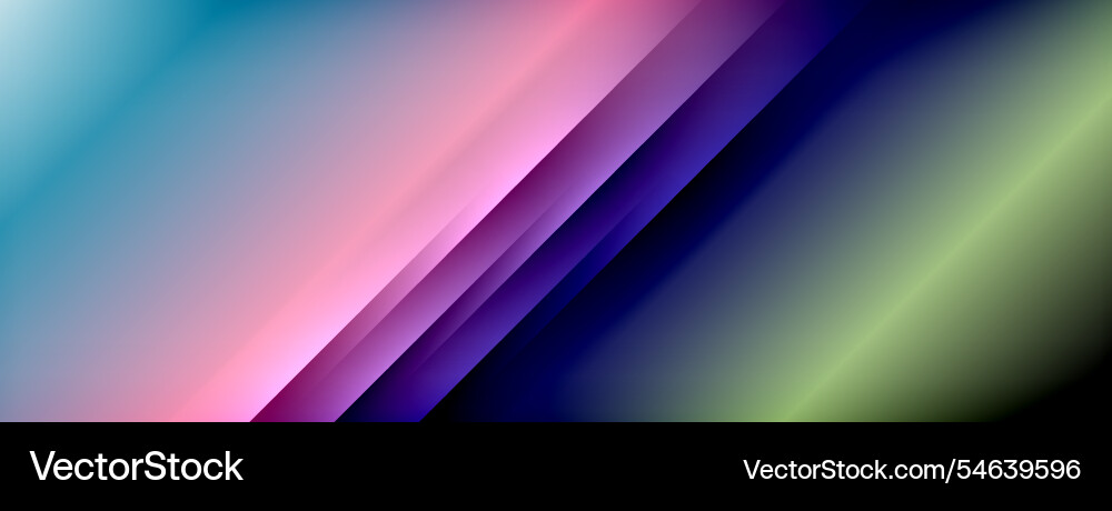 Dynamic shadow lines with gradient colors Vector Image