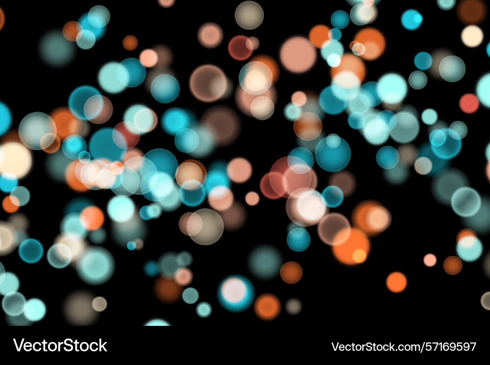 Abstract color shining bokeh isolated Abstract color shining bokeh isolated Vector Image