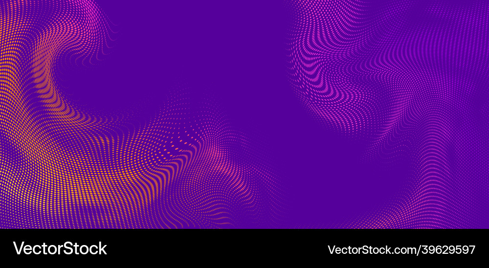Abstract Halftone Gradient Vector Image