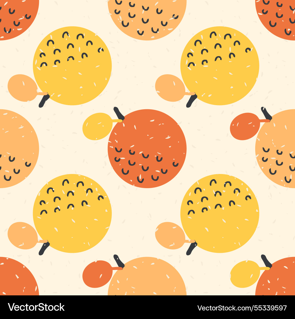 Seamless pattern with retro style textured Vector Image