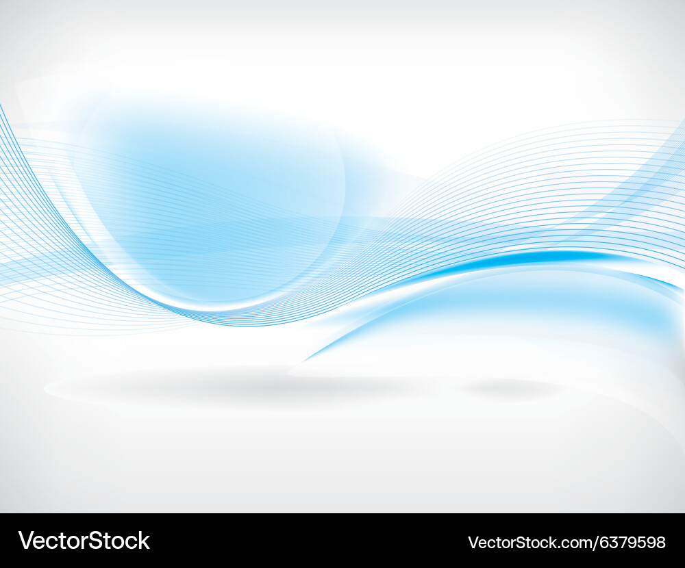 Abstract background with waves and lines vector image