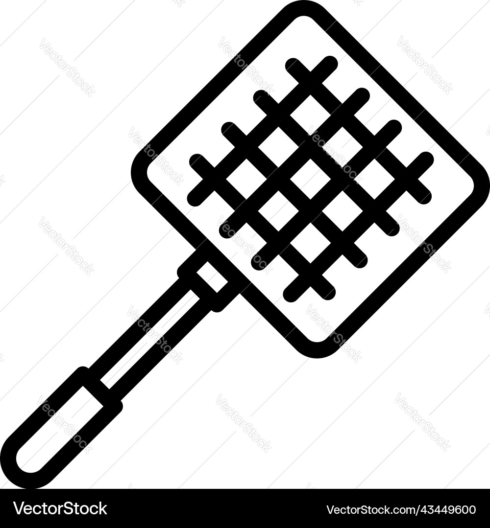 Bite net icon outline control pest Bite net icon outline control pest Vector Image
