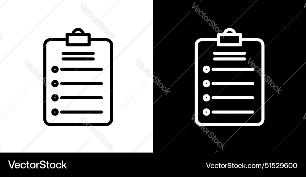 List icon set form document with ticks symbol List icon set form document with ticks symbol Vector Image