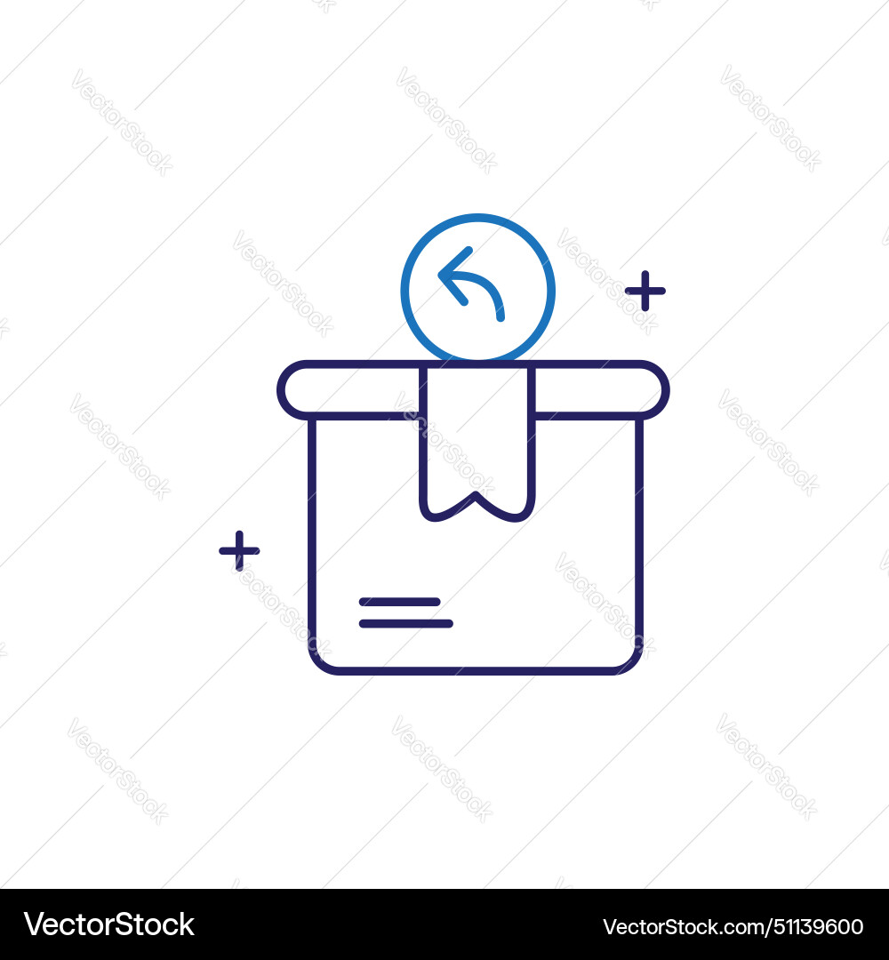 Return management icon design Vector Image