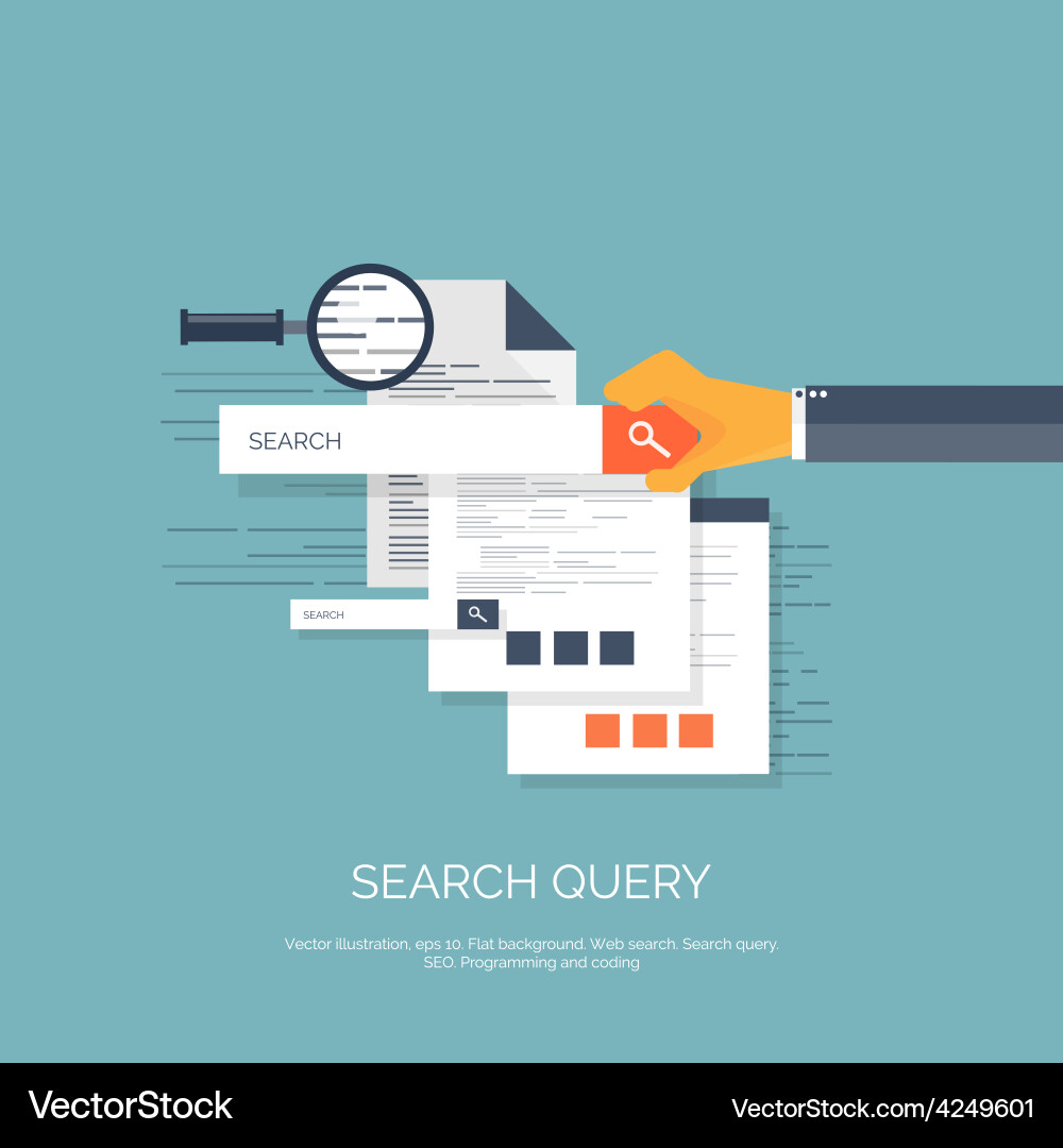 Flat computing background Vector Image