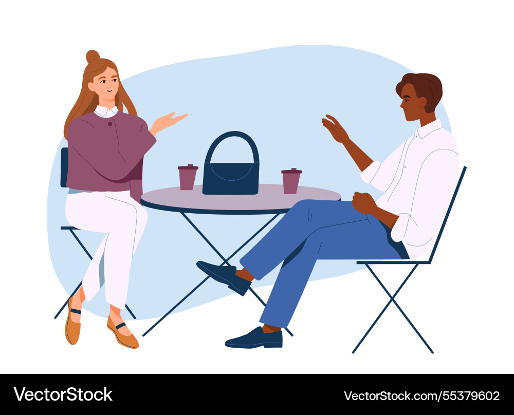 Business people daily routine smiling man Vector Image