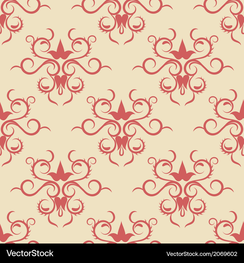 Damask pattern Vector Image