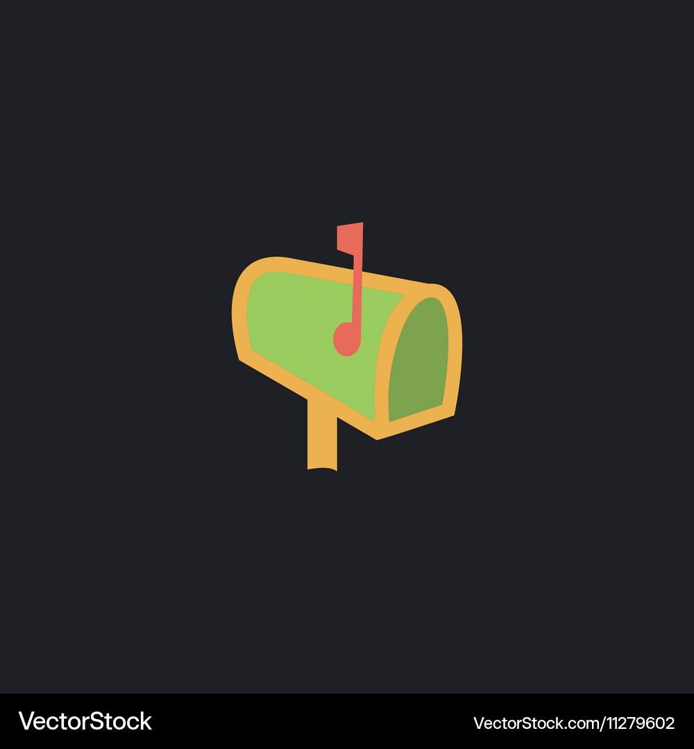 Mailbox computer symbol Vector Image