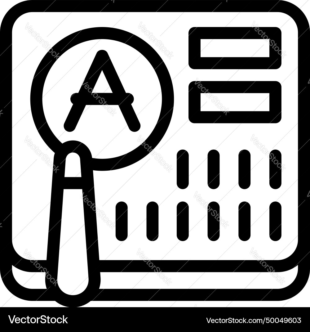 Speak session icon outline program remote Vector Image