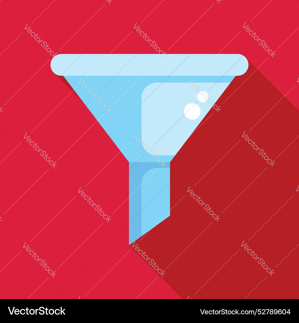 Blauer Wasserfiltertrichter Reinigungsflüssigkeit Blauer Wasserfiltertrichter Reinigungsflüssigkeit vektorbild