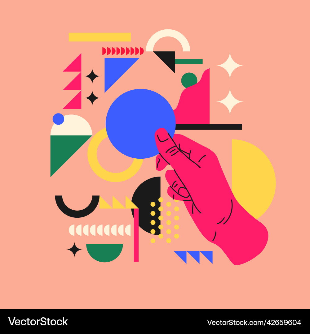 Dynamic Abstract Background vector image