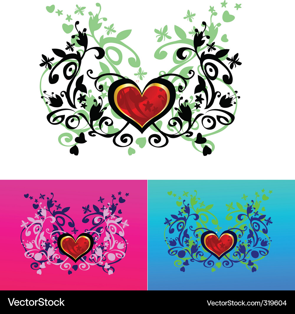 Valentine card Vector Image