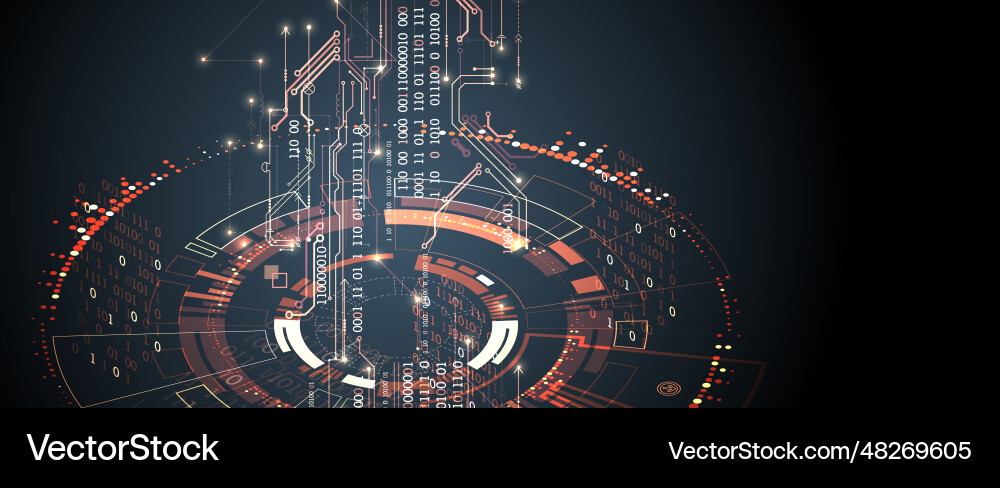 Abstract background on technological Abstract background on technological vector image