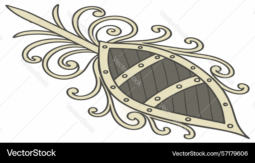 Elegant feather grid patterns and flowing swirls Vector Image