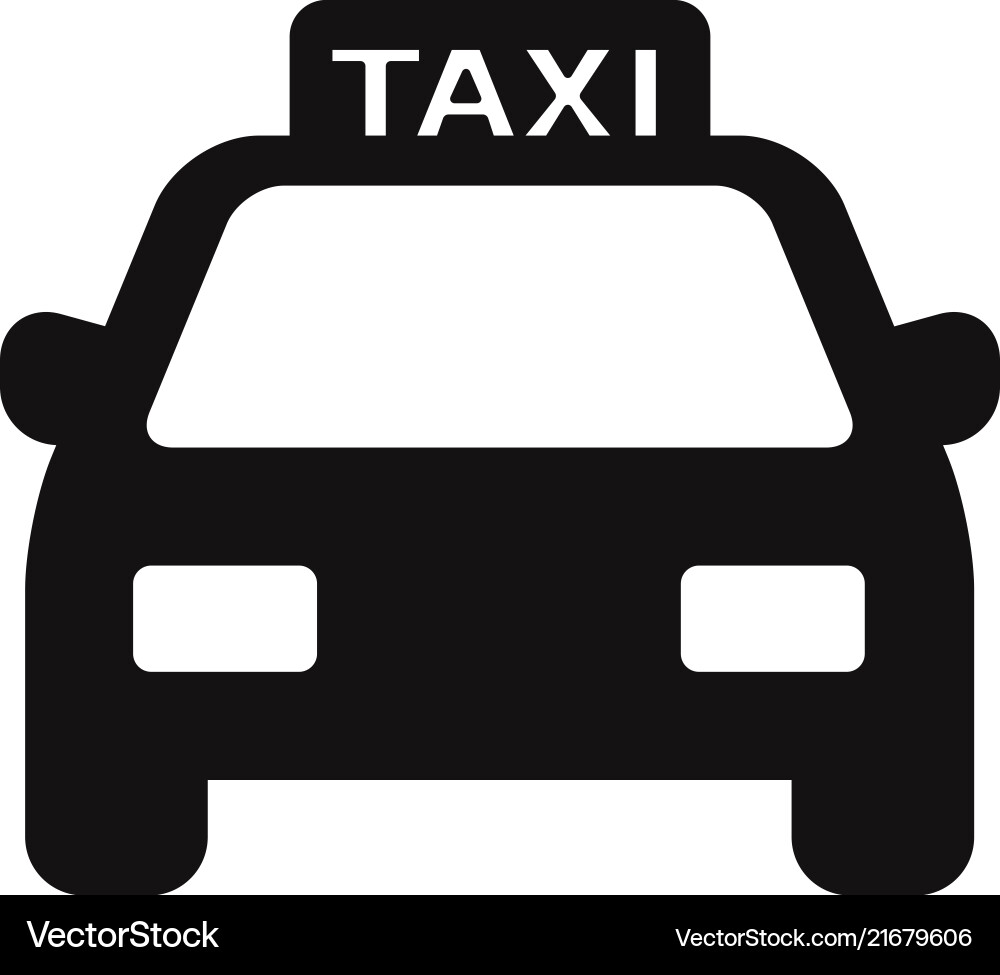 Taxi icon vector image