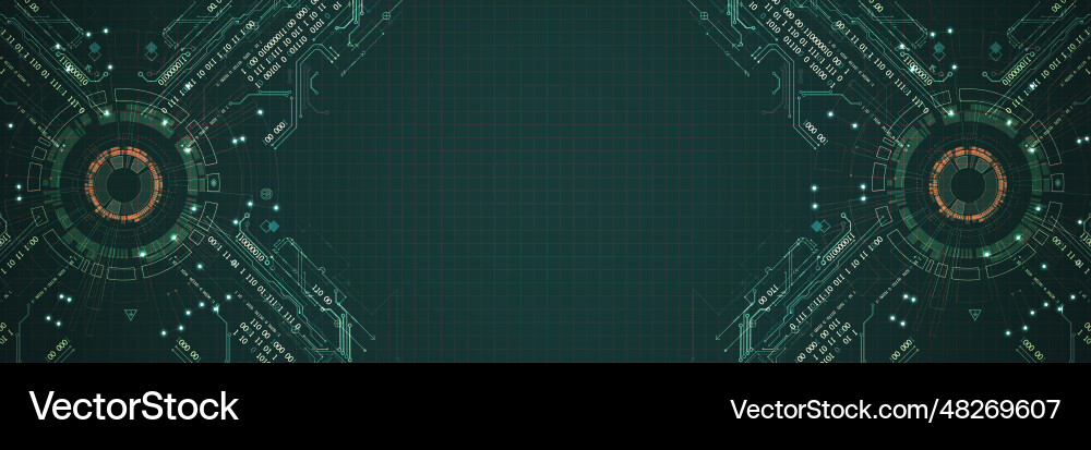 Abstract background on technological Abstract background on technological vector image