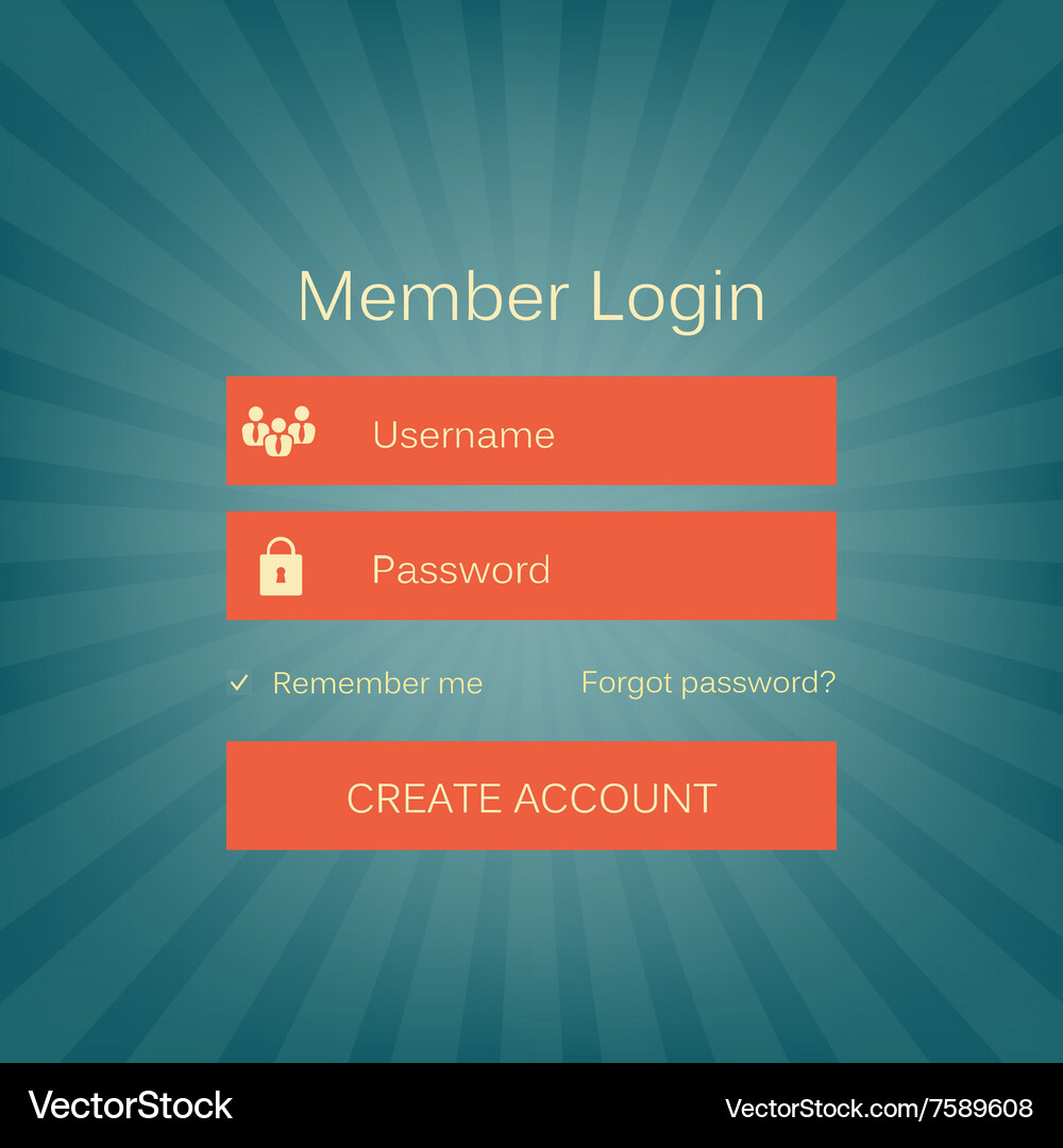 Mobile Benutzer ui Kit Form Schnittstelle für Web Vektorbild