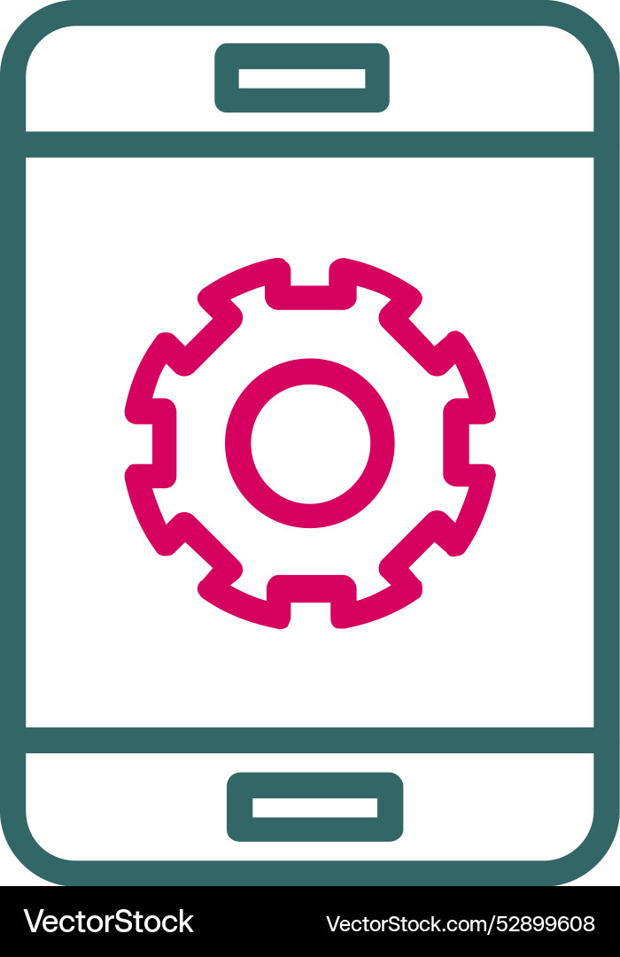 Setting icon design vector image
