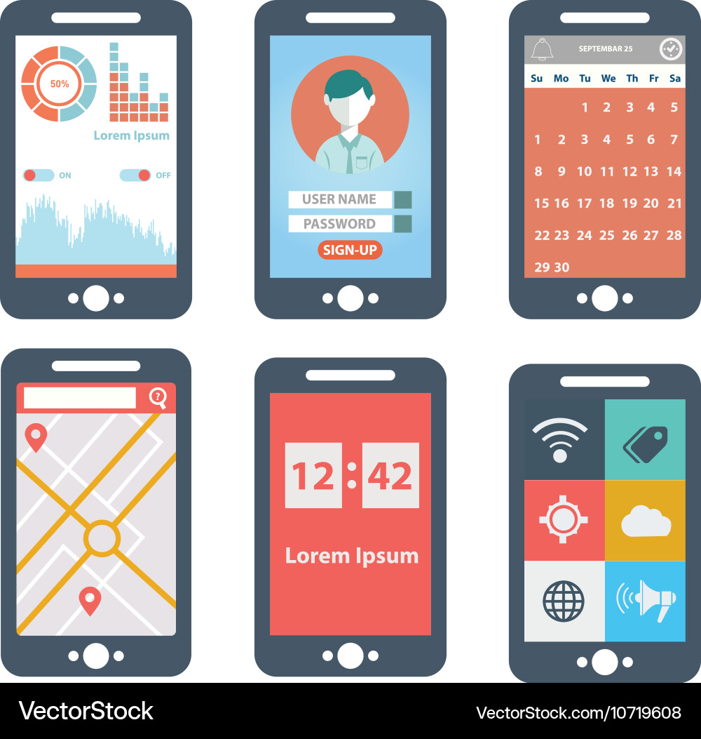 Ui is a set of beautiful components featuring vector image