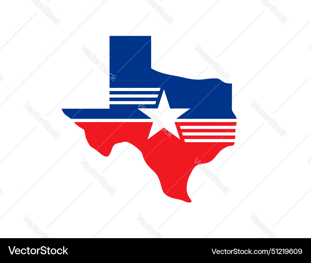 Lone Star of Texas Icon Vector Image