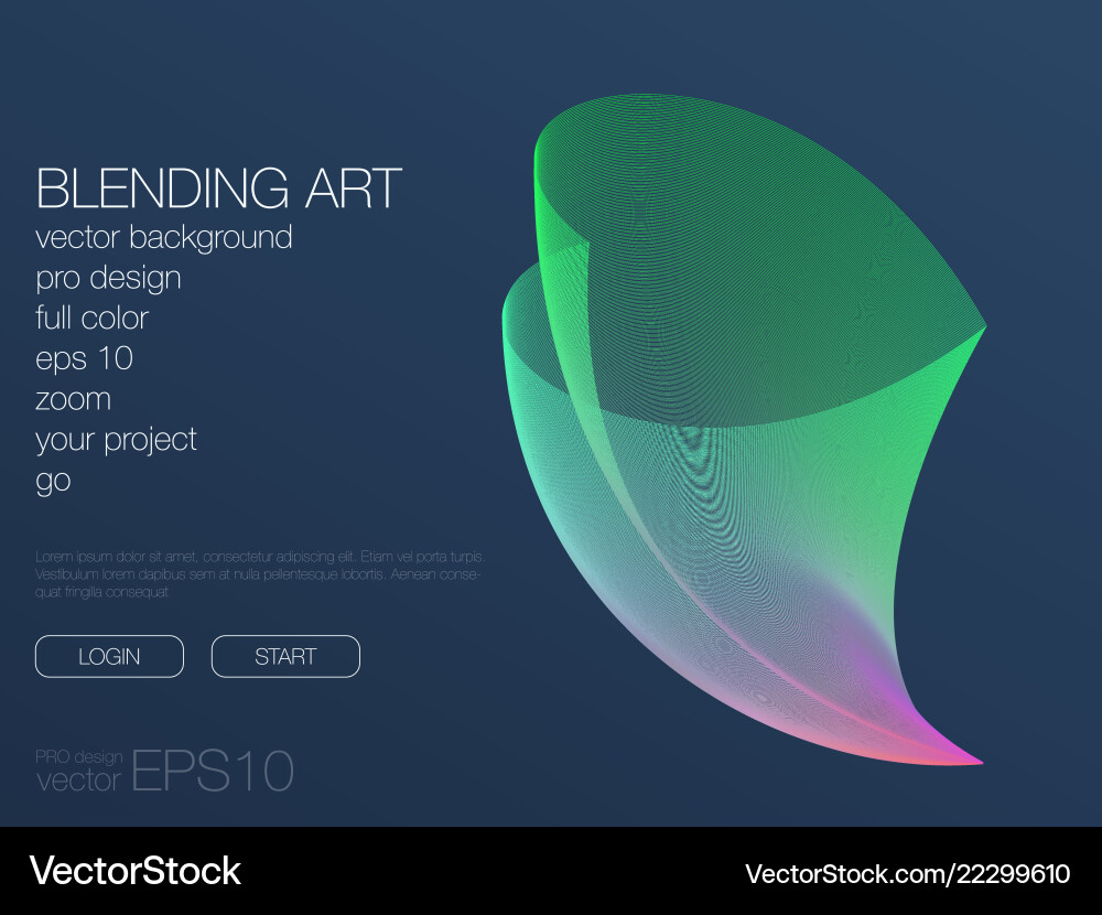 High-Tech Futuristic UI Background vector image