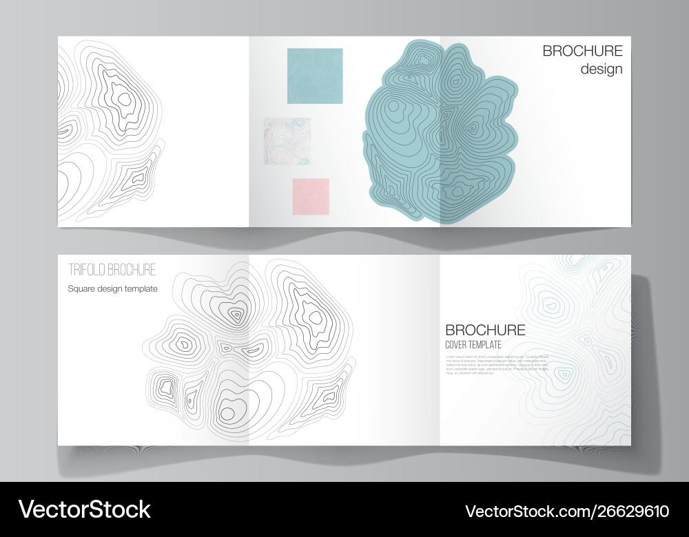 Minimal editable layout square Minimal editable layout square vector image
