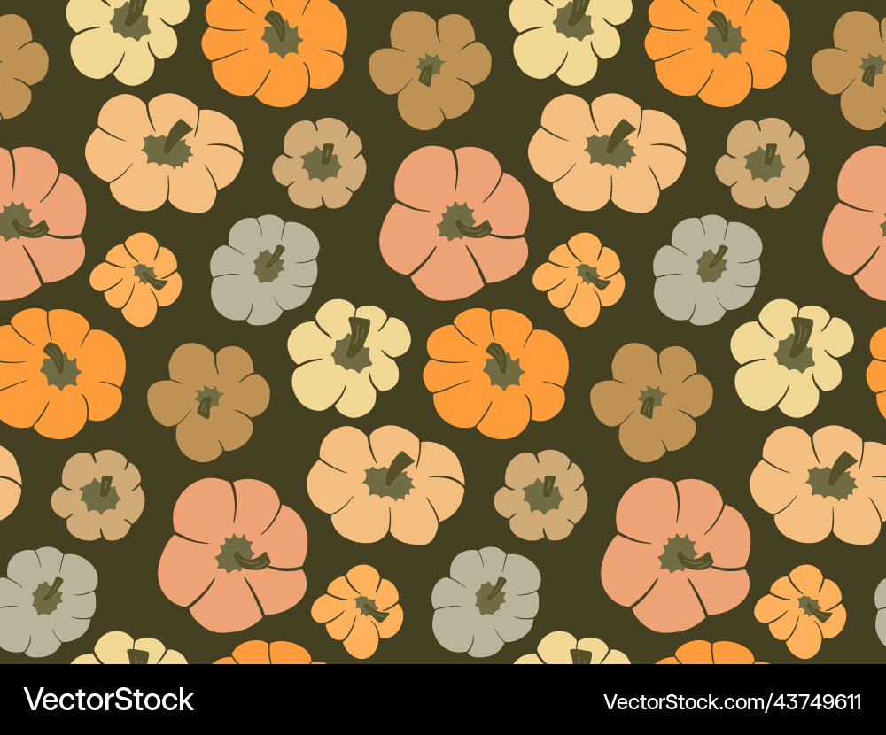 Cute seamless pattern background with top Vector Image