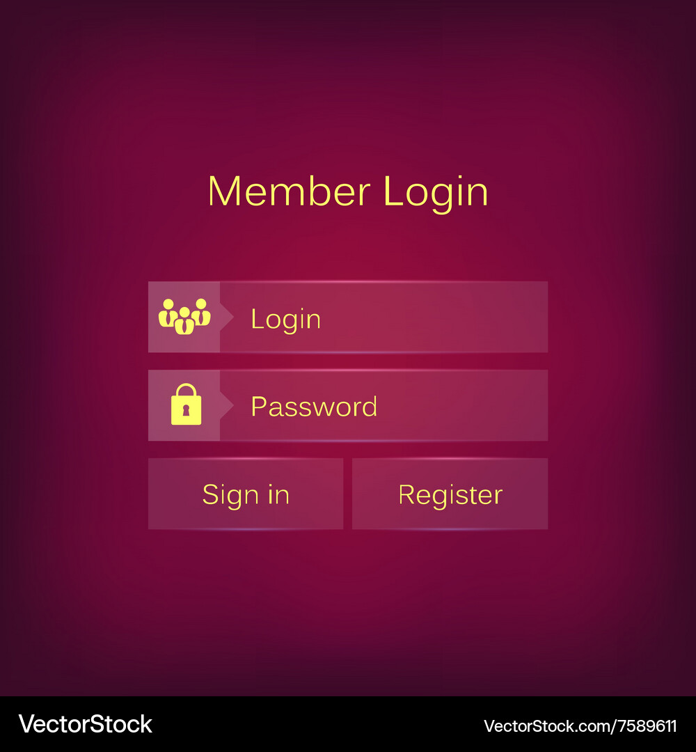 Mobile Benutzer ui Kit Form Schnittstelle für Web Vektorbild